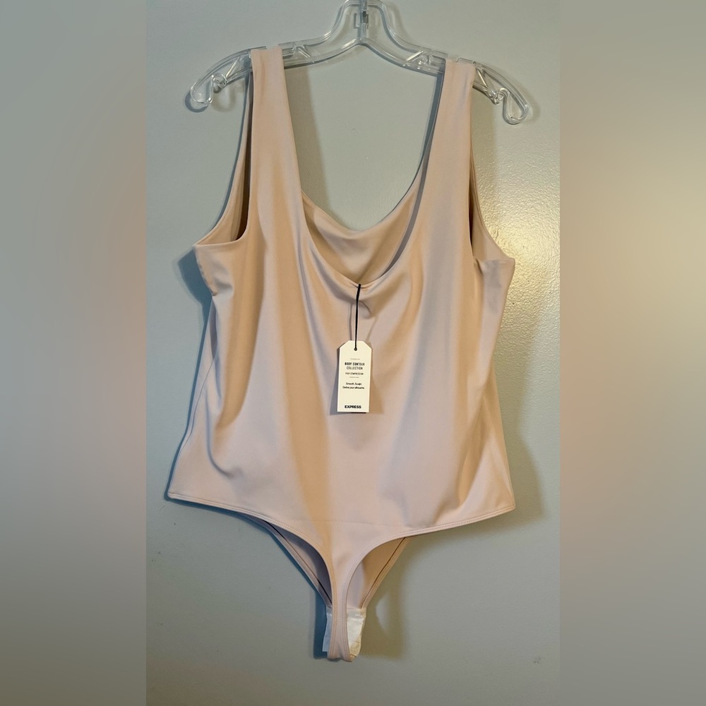 NWT Rose Colored Thong Body Suit
